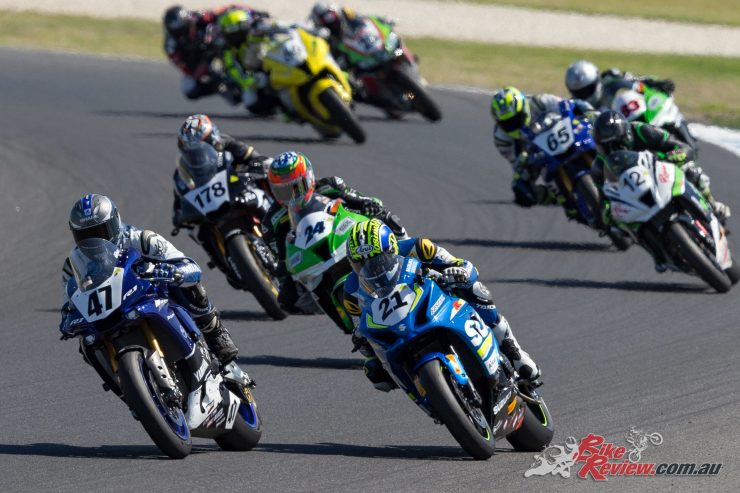 YMI Superbike Battle at Phillip Island - Image by TBG Photography