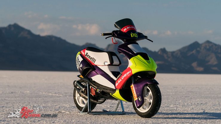 Malossi, Benelli and Pirelli set six new scooter World Speed records
