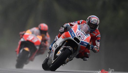 Dovizioso leads Ducati 1-2 at Sepang MotoGP