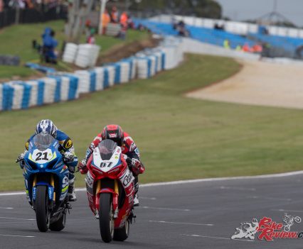 Josh Waters and Bryan Staring battle it out - Image by Andrew Gosling/tbgsport