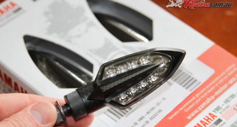 Yamaha's LED Blinkers for the MT-07 Tracer