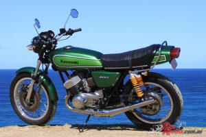 1974 Kawasaki H1.
