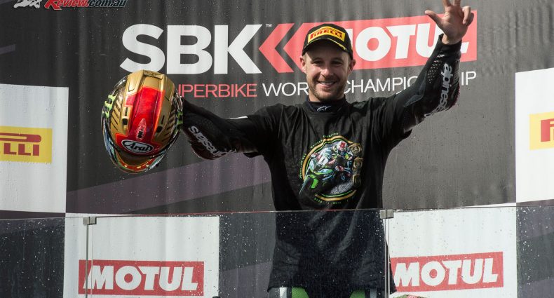 Jonathan Rea wins his third consecutive WSBK title - Image: BeeGee Images