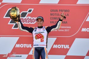 Marc Marquez took his fourth MotoGP premiere title