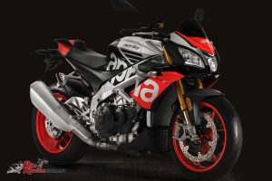 The 2018 Tuono V4 1100 Factory also includes a new Superpole colour scheme