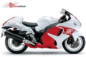 2018 Suzuki Hayabusa - Pearl Mira Red / Pearl Glacier White