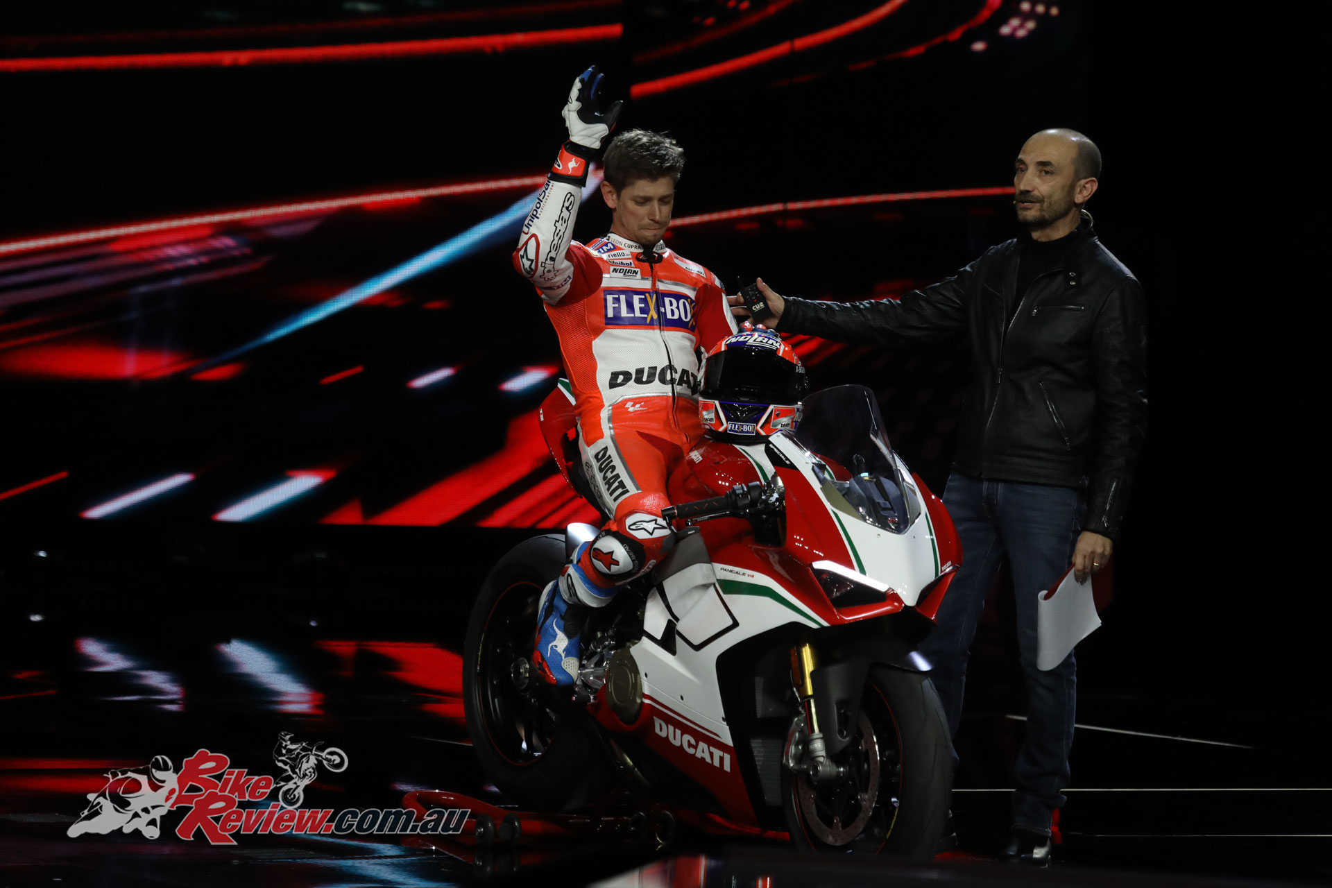 Casey Stoner brought out the limited edition Panigale V4 Speciale