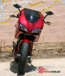 Certainly an inspired front end, compared to stock