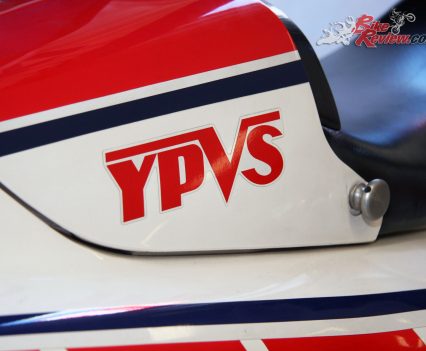 Yamaha chose to go with reed valve induction and a YPVS powervalve system to broaden the powerband of the RZ500