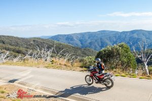 The Superdual offers good road manners with a low weight of 169kg, and enough power to have some fun