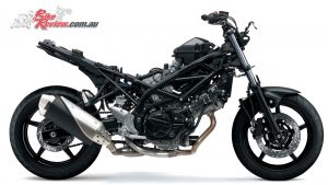 It'll be available in a full power version as well as a LAMS compliant version this time, boasting the V-twin powerplant and eye catching trellis frame