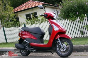 A fun small capacity scooter offering, the D'elight is available for $3,399 + ORC making for a very reasonable set of wheels