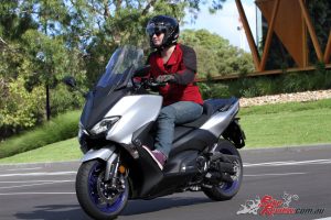 For motorcycle like performance in a scooter package, with some street cred, check out the TMax SX