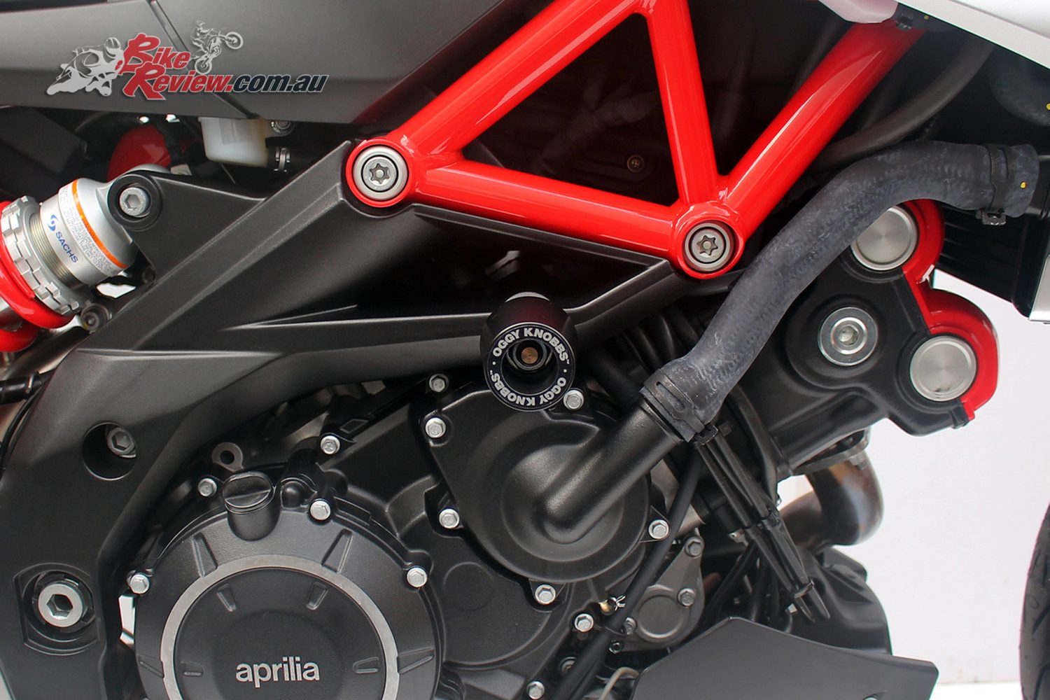 Oggy Knobbs are now available for the Aprilia Shiver and Dorsoduro 900s