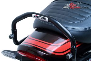 The Ventura Grab Rail on the Z900RS