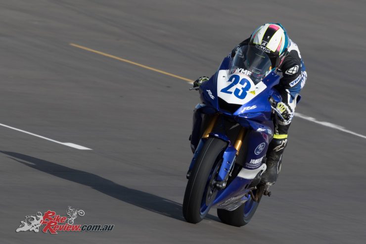 Cru Halliday dominated the Supersport class