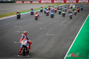 Jack Miller on pole after the rest of the grid changed tyres at the last minute