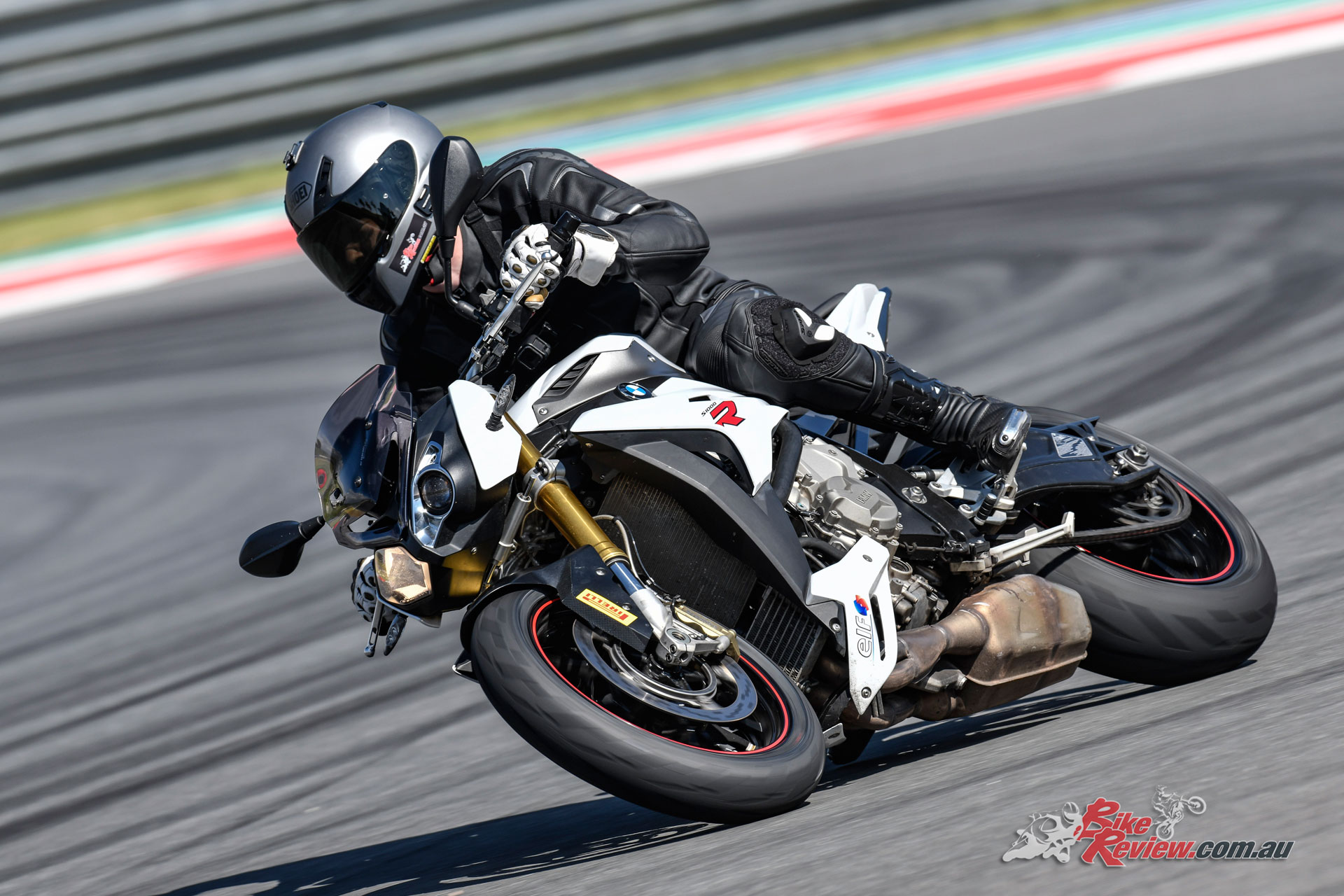 Testing out the Spidi Back Warrior Evo at the Pirelli Diablo Rosso Corsa II launch in South Africa