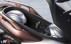 Under seat storage is super generous and a real highlight