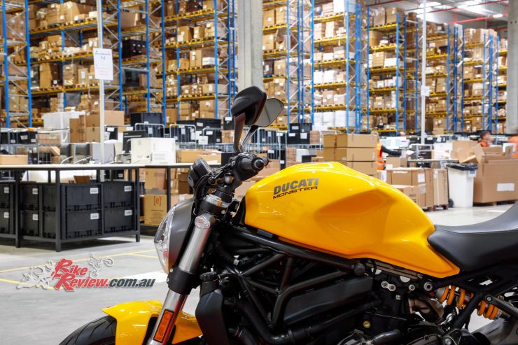 Ducati Lamborghini warehouse