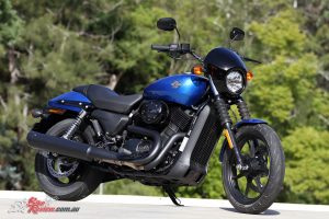 Harley-Davidson's Street 500 in Electric Blue