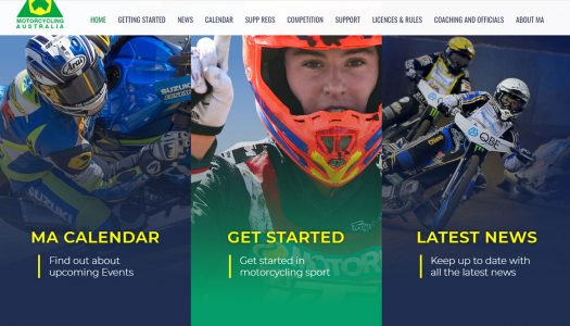 Motorcycling Australia unveil new website