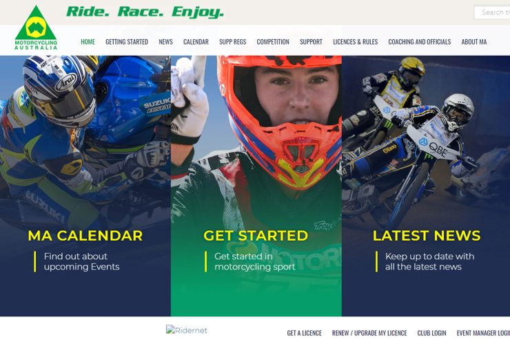 Motorcycling Australia launches new site