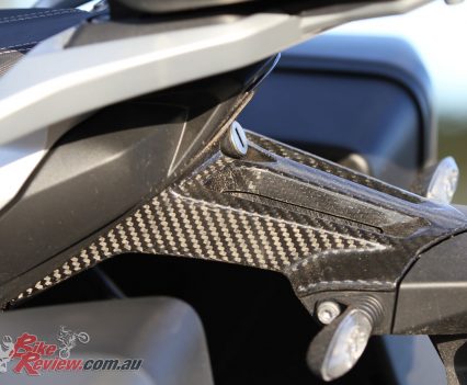 2018 BMW S 1000 XR - HP Carbon cover for number-plate carrier