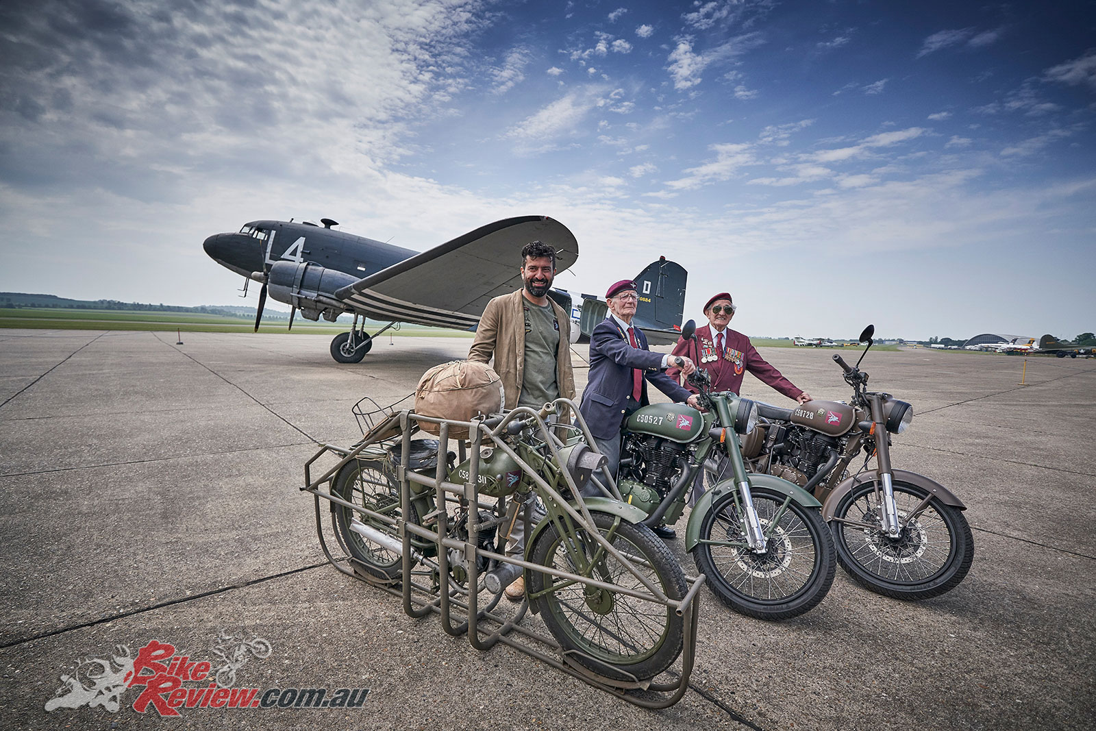 The Pegasus was launched recently in the UK with the historic World War 2 connection and meet with the veterans of the paratrooper regiment who rode Royal Enfield in battle.