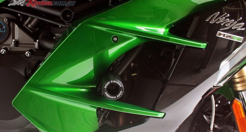 Oggy Knobbs on the Kawasasaki Ninja H2 SX SE