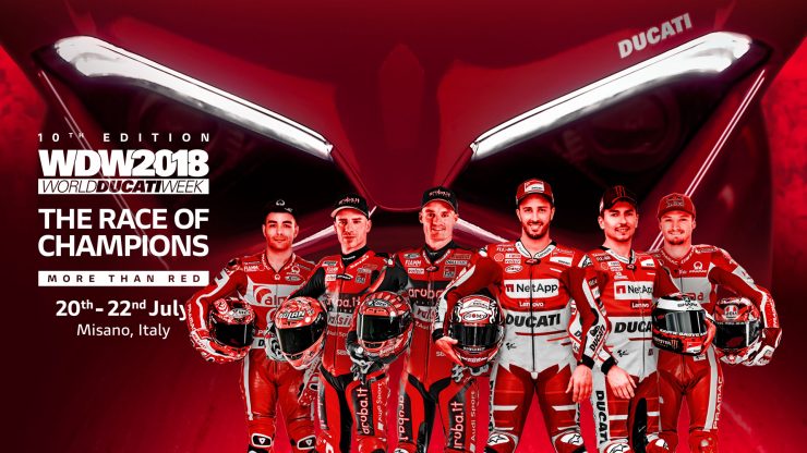 World Ducati Week's Race of Champions set to wow crowds, with Panigale V4 S custom race models to be auctioned off on eBay