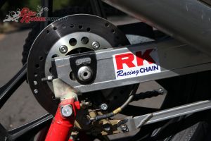 New brake rotors were sourced through Wemoto