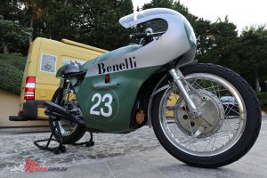 2018 Benelli TRK 502X Launch - One of Luciano Battisti's Benelli racer collection