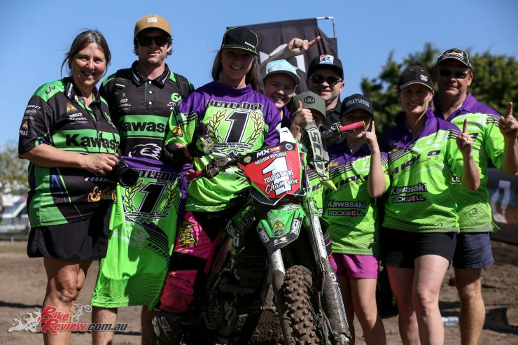 Meghan Rutledge wins the Women's MX Nationals Title in 2018