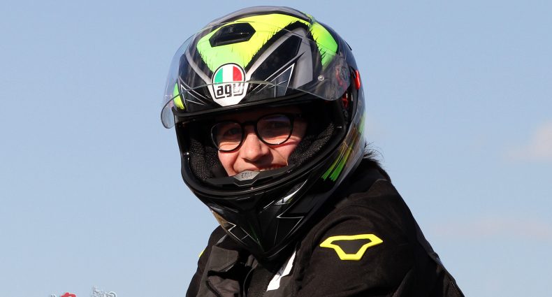 Sam's new AGV K-3 SV helmet