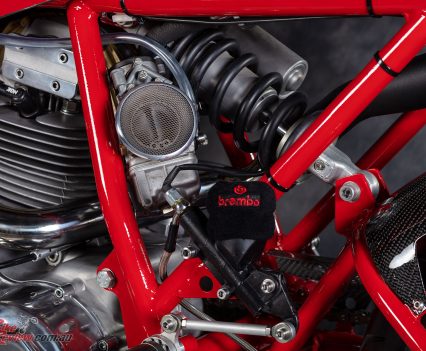 The engine was a cheaper option which has made its way onto heaps of custom bikes.