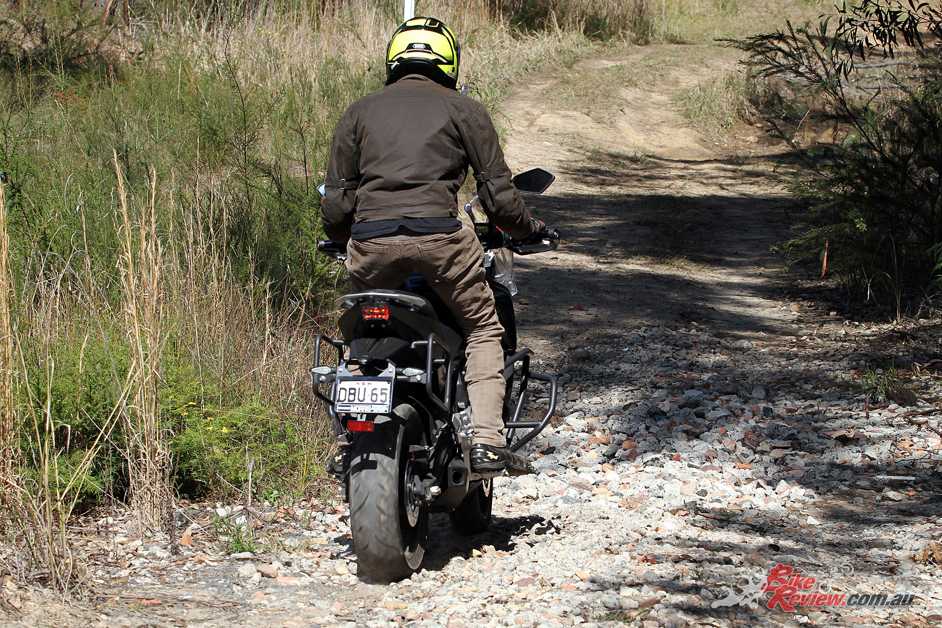 The 650MT will power through most situations and is very confidence inspiring for fire trails and unsealed roads
