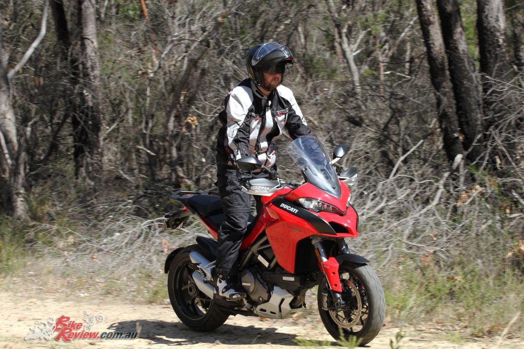 In Enduro Mode the 1260 S loves a bit of dirt road and fire trail exploring. 