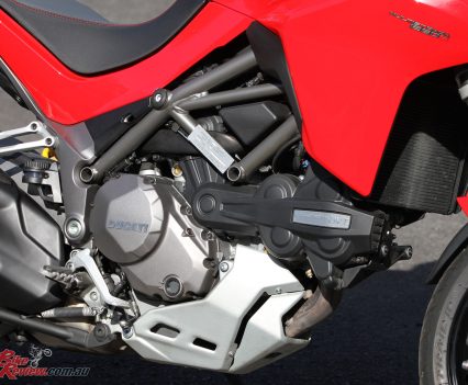 Ducati researched where in the rev range most Multistrada riders tend to ride in and made improvements in that range.