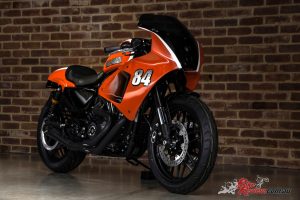 Adelaide Harley-Davidson's VR1000 inspired Battle of the Kings winning bike