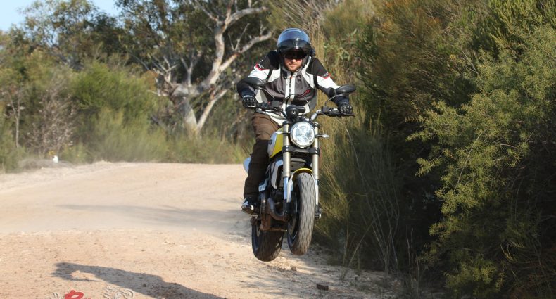 Jumping the Scrambler 1100 was fun but I would not recommend you punish your bike like this, it is not designed for jumps!