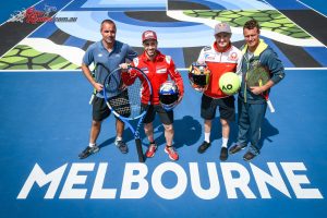 Lleyton Hewitt, Andrea Dovizioso, Jack Miller, François Vogelsberger