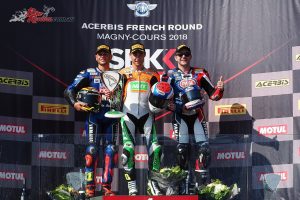 Supersport Race Podium - Magny-Cours 2018 WSBK