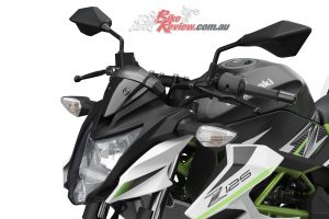 2019 Kawasaki Z125 - The Z125 on the other hand features more upright 'bars and as a result, seating position