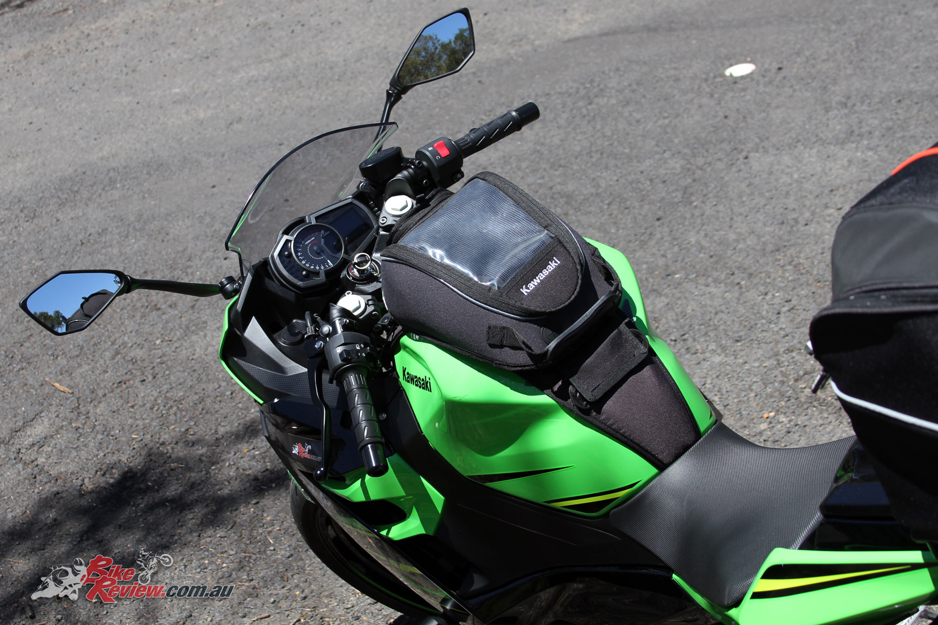 kawasaki ninja tank bag