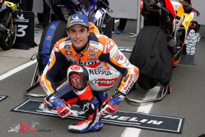 Marc Marquez on pole at the Australian GP