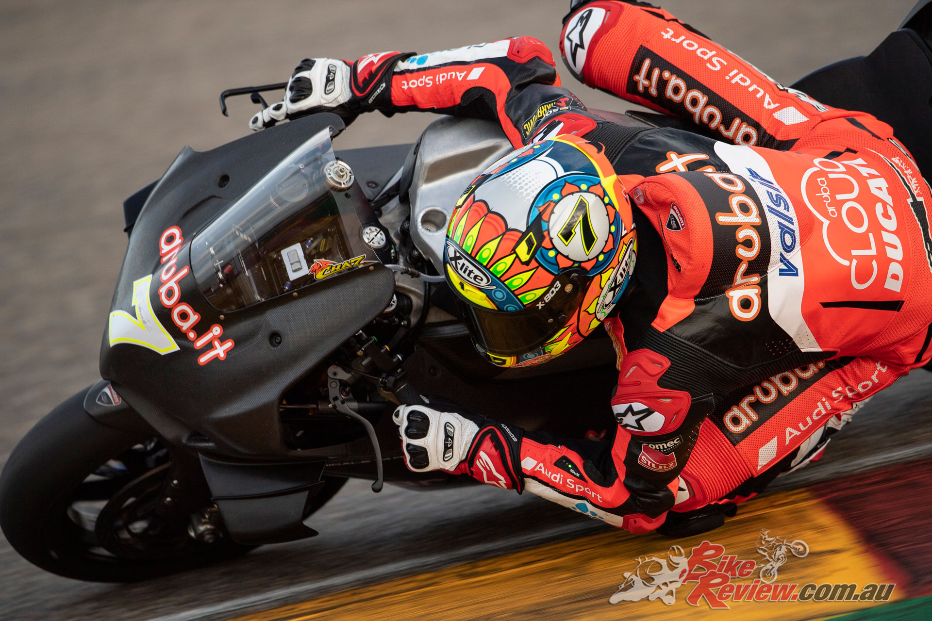 Chaz Davies - Aragon Test November 2018 - Image by GeeBee Images