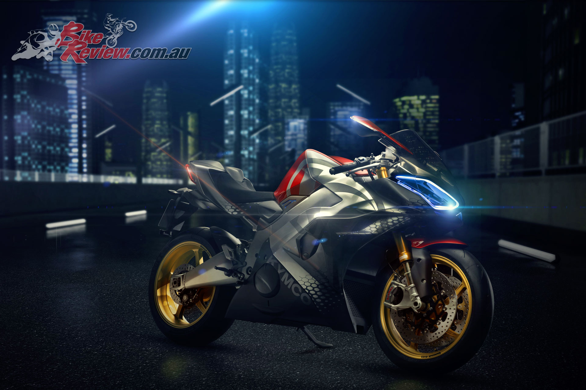 Kymco SuperNEX electric supersport concept bike