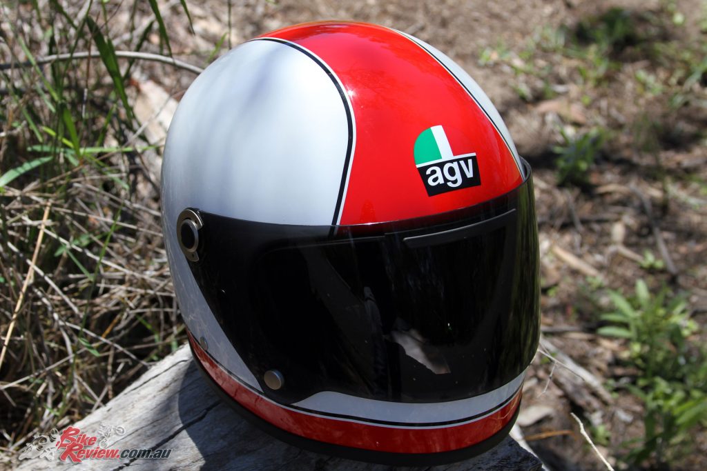 retro red and white