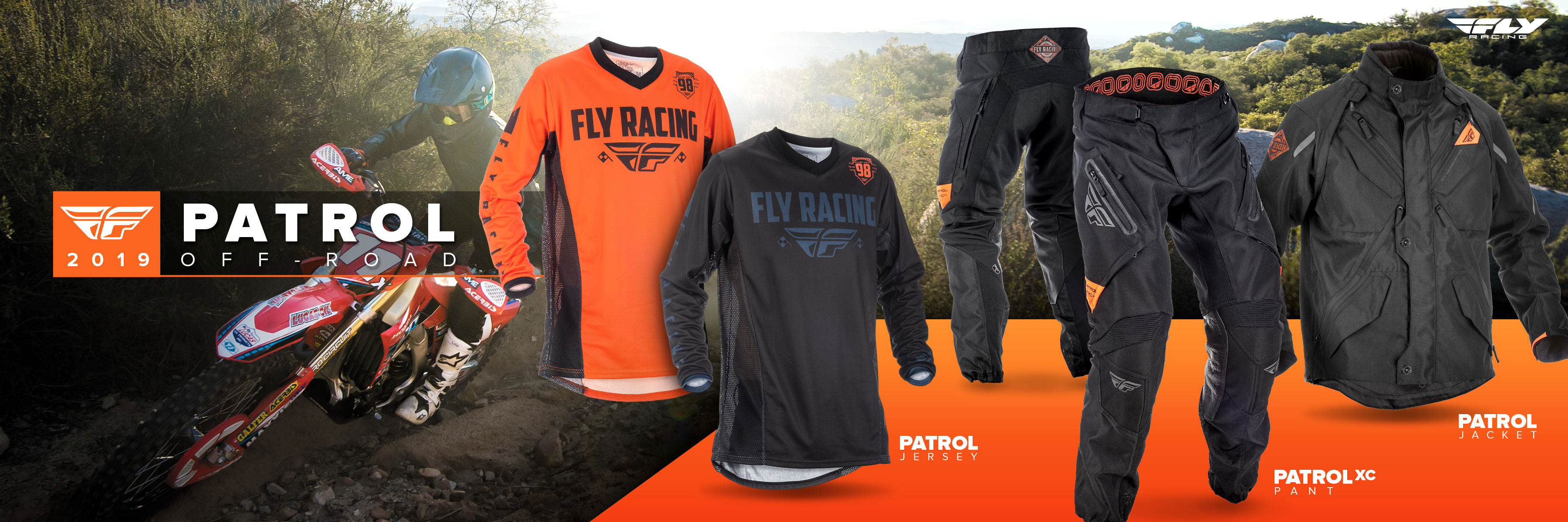 Fly Racing Patrol Off-Road Gear - Available now!